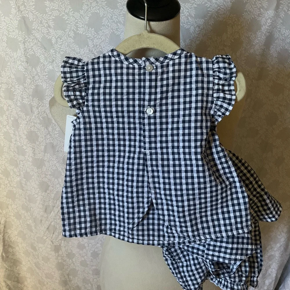 Carter's 3 Piece Gingham Summer Outfit Set